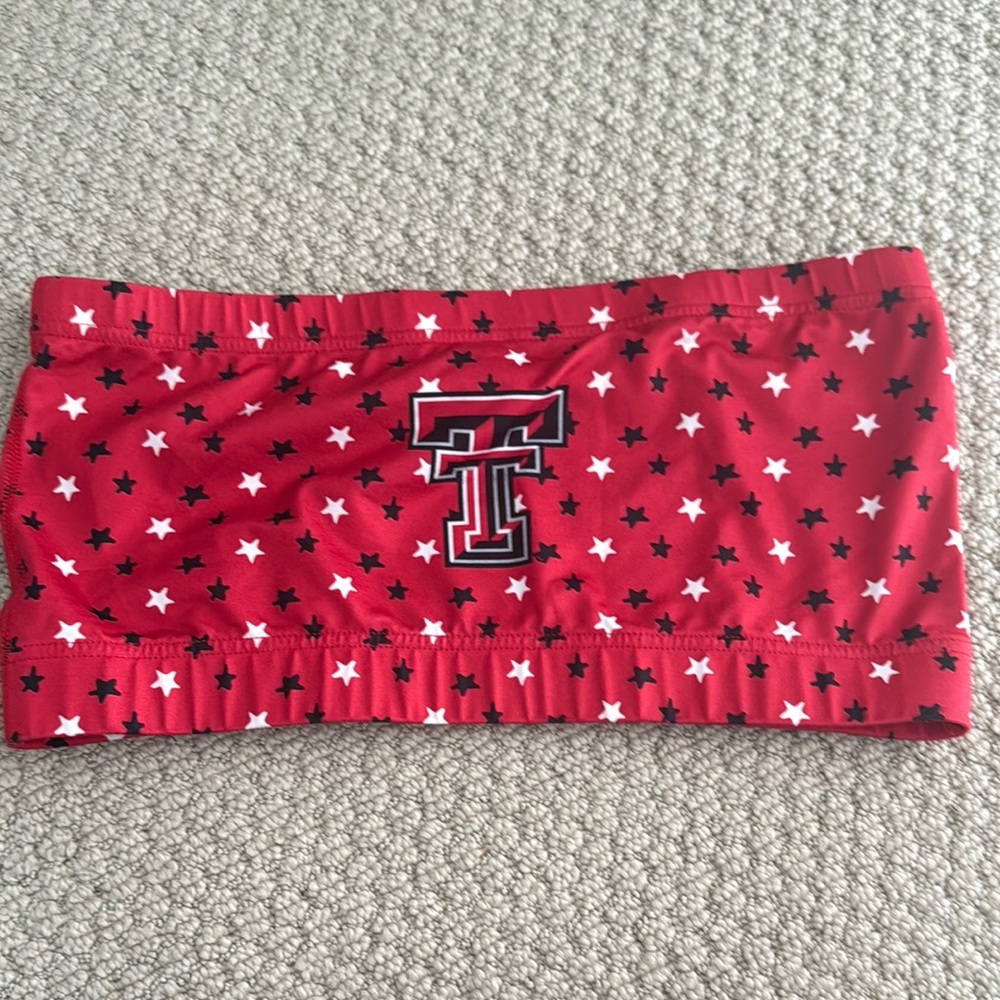 Texas Tech Red Bandeau Top